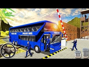 Police Bus Simulator - 3D Bus Prisoner Transporter Driver - Android GamePlay