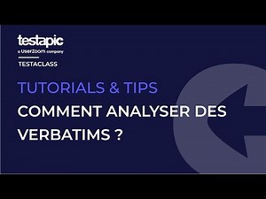 L'analyse des verbatims