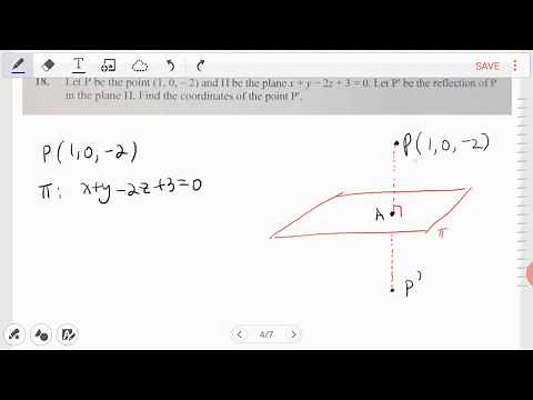 How to Find the Reflection of a Point Through a Plane