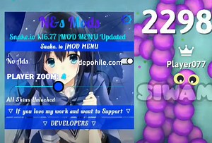 Snake.io v1.17.14 Mod Menu Kilitsiz Hileli Apk İndir 2023