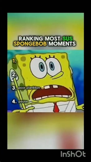 Ranking the most SUS Spongebob moments 😃