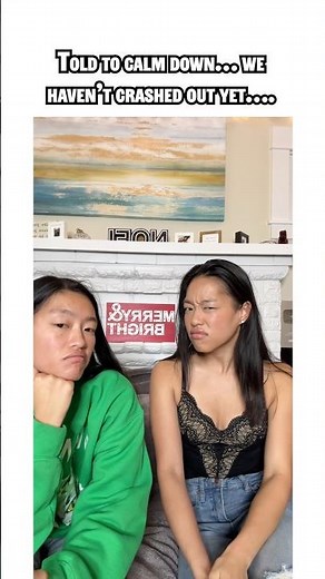 When someone says ‘calm down’ 😩😅