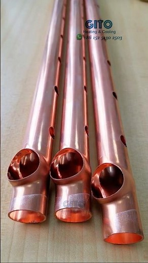 T-Drill Copper Pipe Collaring for Heat Exchanger