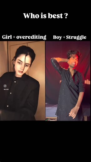 ༒︎ hunter ༒︎ on Instagram: "Comment fast 🥲 girls v/s boy @hunter_____x2 #trendingreels #viralvideos #love #transition #transformation #fyp #reels"