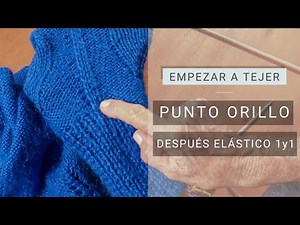 Learning to #knit ➜ Edge stitch after 1-on-1 ribbing ➜ Knitting techniques and secrets with Lucila