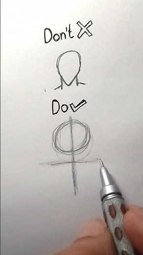 How to draw anime face Structure (don't❌️do✅️) #howtodraw #art #trending #sketch #draw #anime