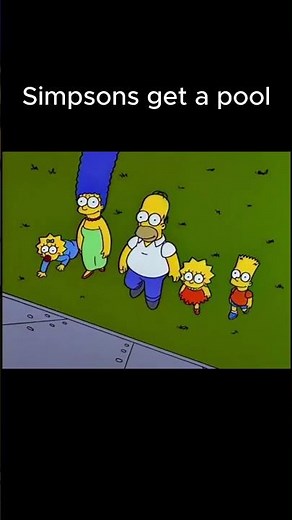 Simpsons get a pool