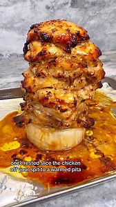 22K views · 735 reactions | Greek Chicken Gyros on a Homemade Spit ...