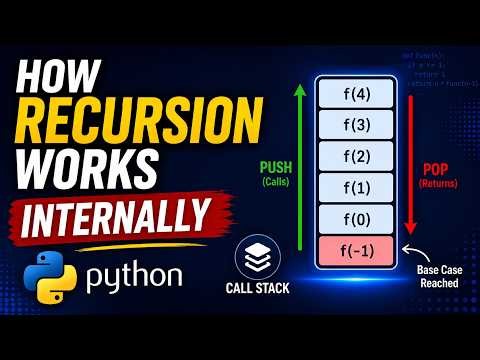 13 How Recursion Works Internally | Call Stack Explained with Example