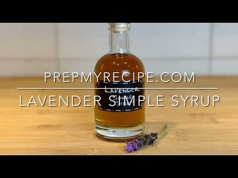 EASY LAVENDER SIMPLE SYRUP How to Make Lavender Simple Syrup in Minutes!