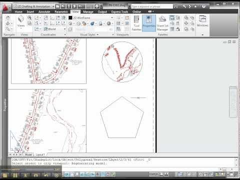 creating multiple and irregular AutoCAD viewports