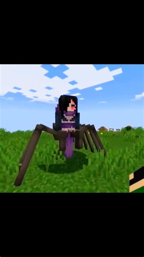 fiz a aranha virar uma WAIFU! #minecraft #minecraftmods #minecraftshorts #waifucraft