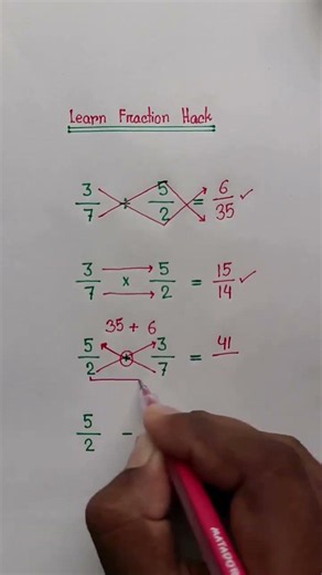 Addition of fractions