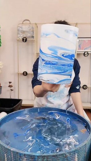 Part25 Satisfying Hydro Dip Art Watch This Vase Transform