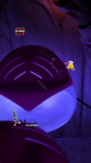 Niklok Air Purifier Gets rid of dust mites Mold spores Bacteria Fungi And Pollen#airpurifier #niklok#tiktokshop #viralvideos
