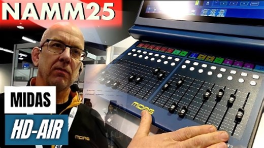 NAMM 2025: Midas HD-Air Digital Mixer