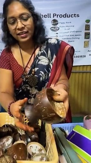 Kartheeswari Mariappan on Instagram: "“Coconut shell magic 🥥✨ 📍 CERC Campus Ground 📍 Kalakshethra, Thiruvanmiyur Do visit my stall!” Last date feb 8th #CoconutShellCreations #CoconutShellMagic #CoconutShellCraft #coconut"