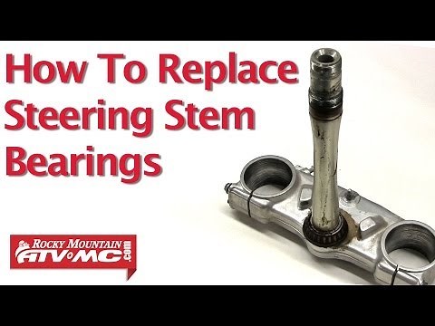 Motorcycle Steering Stem Bearing Replacement