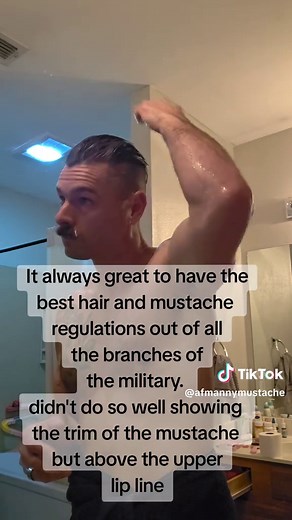 Military-Inspired Haircuts and Mustache Trims