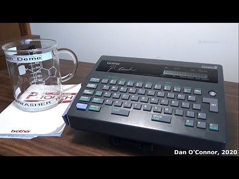 1992 Brother P-Touch Label Maker PT-20
