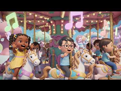 Magic Carousel Goes Round Round Round | Fairground Adventure & Carnival Song for Kids