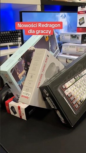 Co powiecie na nowe klawiatury, głośniki i stream deck Redragon?😏 #pcgaming #komputer #klawiatura