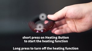 Vibrating Penis Ring,KERERO 10 Vibrations Modes with Heating Function Penis Ring Vibrator Sex Toys for Men, Waterproof Adult Toys , Sex Toys for Couples