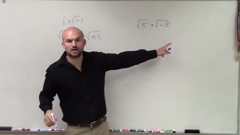 Pre-calculus - Multiplying radicals using the imaginary unit i, root(5) * root(-8)