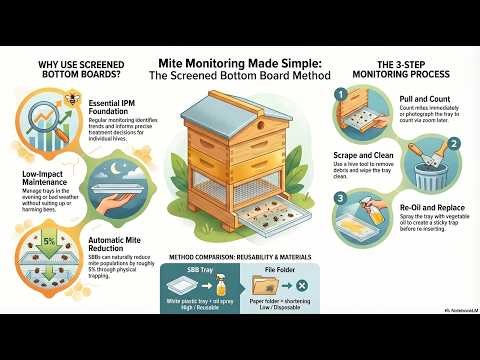 Mite Monitoring with Screened Boards