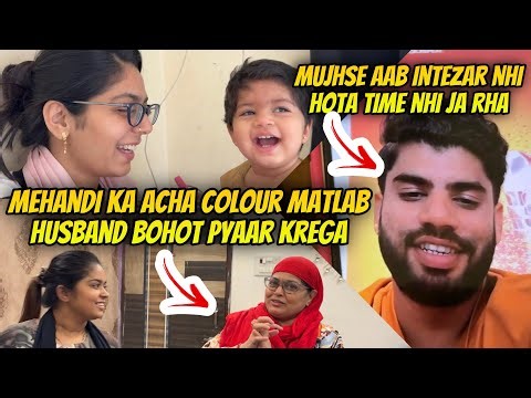 Riyaz Ko Huda Ki Yaad Aai🥺Mehandi Ke Colour Ka Raaz Pata Chala🤭Aunty Ki Kahani😍 ​‪@HudaDIYvlogs‬