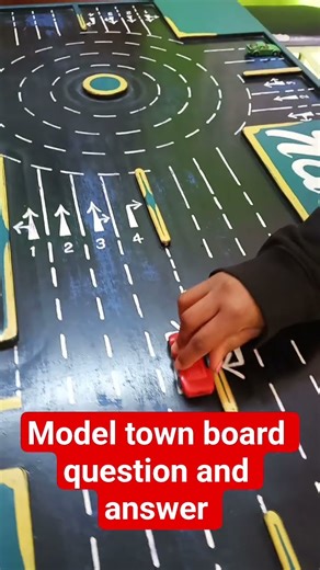 Model town board question and answer. #drivinglicense #education