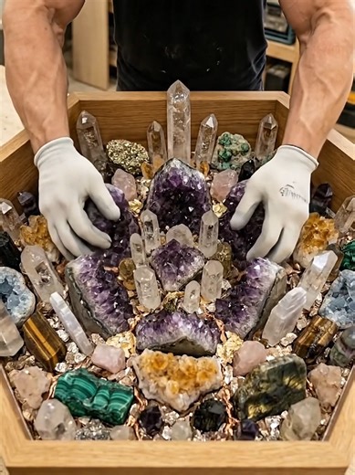 Amazing Geode DIY Table for your luxury interior #craft #DIY