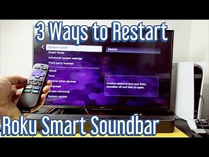 3 Ways to RESTART Roku Smart Soundbar