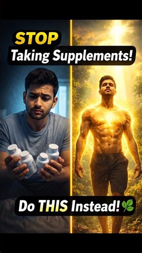 Stop Taking Supplements! Natural Ways to Boost Brain & Body (Science Based) #shorts