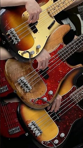 [History of the Precision Bass] A Luxurious Play-through Comparison of Vintage Fender PBs from th...