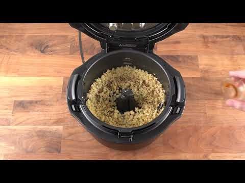 パナソニック「オートクッカー」_手動調理「炒め」の様子