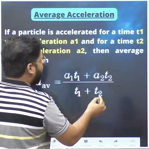 HOW AVERAGE ACCELERATION IS CALCULATED ? VARIABLE ACCELERATION 🔥🔥 #acceleration