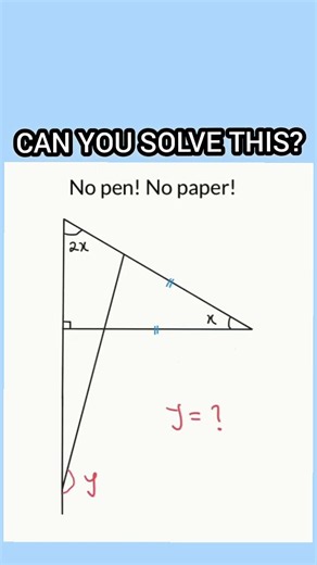 Can you solve this before the time runs out?#YouTubeShorts#Shorts#Reels#TikTokMath#EducationalShort