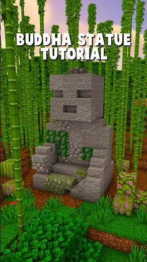Minecraft Buddha Statue🗽 #shorts