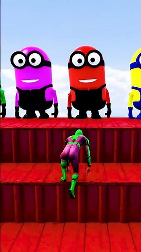 GTA 5 Epic Water Ragdolls | Spider-Man Jumps / Fails ep.14893 #shorts