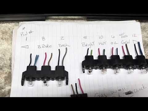 1970 Chevelle SS dash wiring. Sweep to SS gauges the easy way