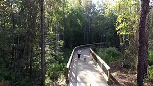 With trail heads at Bartram Trail, Canterbury Farms and Patriots Park, phase 1 of the new Euchee Creek Greenway is the premier outdoor location for walking, running and cycling. This 4.2 mile long trail is a series of off-street bikeways, walkways and trails that offers safe, family-friendly access to all ages and abilities. Phase 1 of the Euchee Creek Greenway is funded by the 2017 General Obligation Bond. Have you been out to the Euchee Creek Greenway yet? | Columbia County Parks, Recreation a