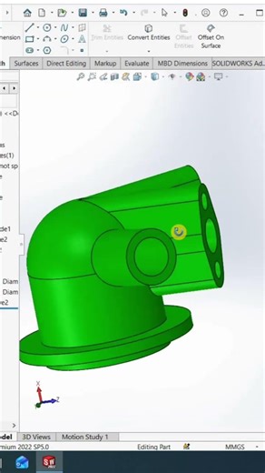 Making a Part in SolidWorks -#quicktips |Master CAD Studio#solidworks#3ddesign #solidworkstutorial