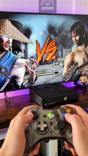 Playing Mortal Kombat (2011) on the Xbox 360 #shorts