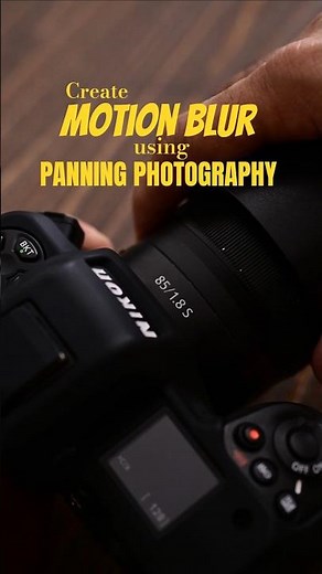 Panning photography Tutorial. How to create motion blur while shooting moving objects? #panning
