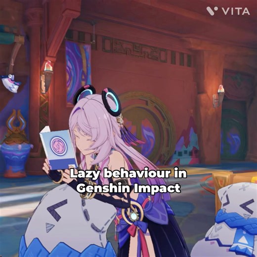 Peak laziness in Genshin Impact😪