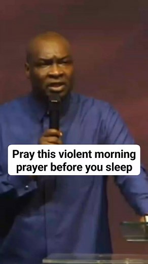 13K views · 1.1K reactions | Pray this violent morning prayer before you sleep - Apostle Joshua Selman | Radiant Channel | Facebook
