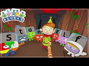 Stan Elf Sing-along  | Learn to Read | @officialalphablocks - Videos For Kids