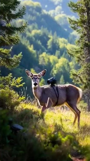 Dog Meets a Deer 🐶🦌 | Unexpected Wild Encounter