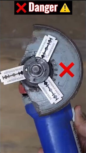 ⚠️ Grinder + Blade = Danger! | #shorts #dailyvlog